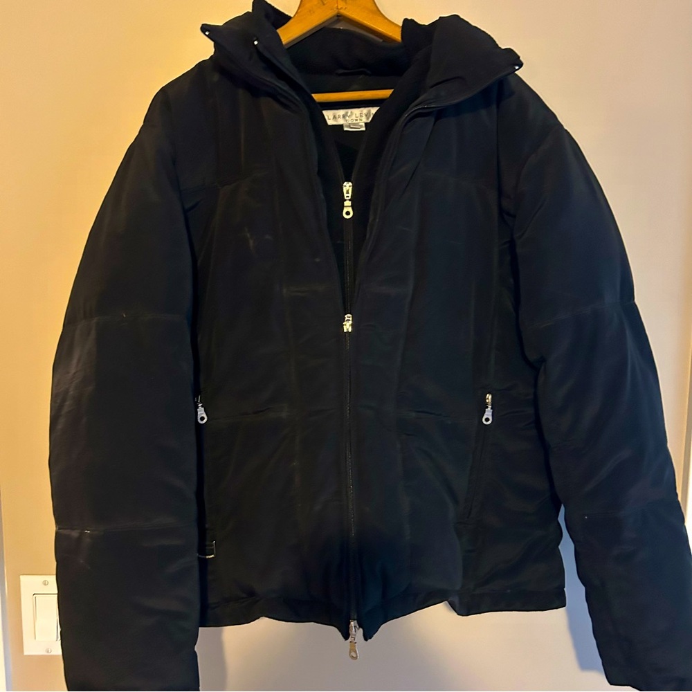 Larry Levin Double Zip Up Puffer Style Jacket - Great style